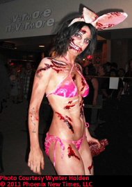 New Times coverage of Evermore Nevermore's Zombie Bikini Contest!